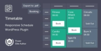 Timetable Responsive Schedule für WordPress